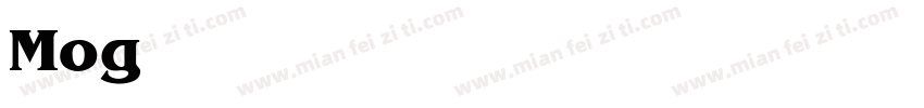 Mogul Benguiat Bold字体转换